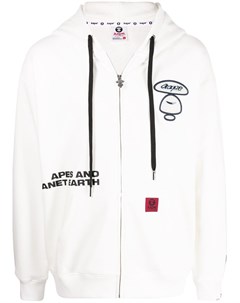 Худи с графичным принтом Aape by a bathing ape