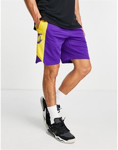 Фиолетовые шорты с символикой клуба LA Lakers NBA Nike basketball