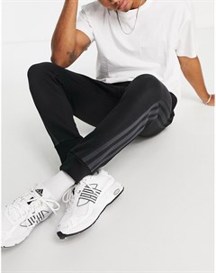 Черные джоггеры с тремя полосками adidas Adidas performance