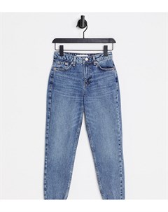 Выбеленные синие джинсы в винтажном стиле Topshop petite