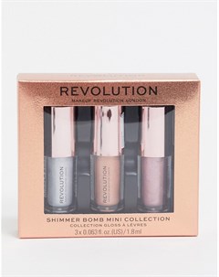 Набор миниатюрных блесков для губ Shimmer Bomb Revolution