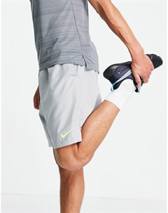 Серые тканые шорты Flex Nike training