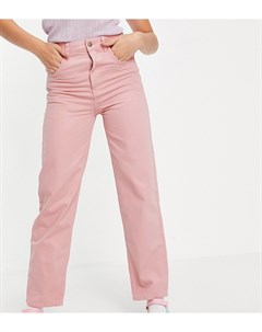 Розовые выбеленные джинсы мужского кроя в стиле 90 х Inspired Reclaimed vintage
