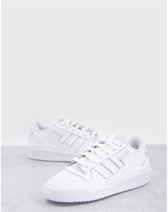 Белые низкие кроссовки Forum Adidas originals