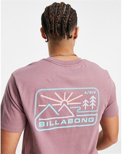 Фиолетовая футболка Landscape Billabong