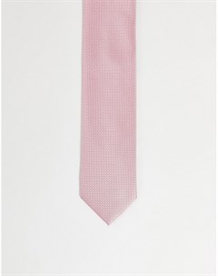 Пыльно розовый узкий галстук Asos design