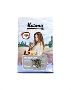 Сухой корм для котят с индейкой для Мэйн Кунов 1 5 кг Karmy