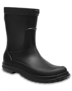 Резиновые сапоги мужские Men s AllCast Rain Boot Black Black Crocs