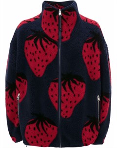 Куртка на молнии с принтом Strawberry Jw anderson
