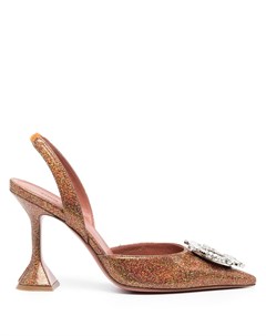 Туфли с кристаллами и блестками Amina muaddi
