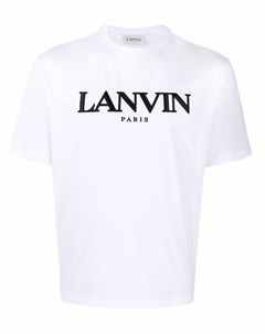Футболка с логотипом Lanvin