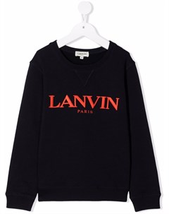 Толстовка с вышитым логотипом Lanvin enfant