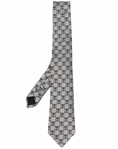Шелковый галстук с монограммой Moschino