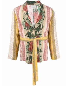 Пиджак со вставками и поясом Pierre-louis mascia