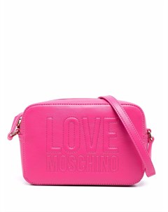 Каркасная сумка с тисненым логотипом Love moschino