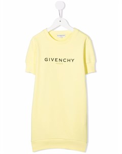 Платье с короткими рукавами и логотипом Givenchy kids