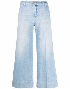 Укороченные джинсы широкого кроя Pinko