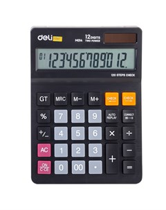 Калькулятор настольный полноразмерный 12 разрядов Deli
