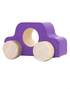 Каталка деревянная фиолетовая Томик