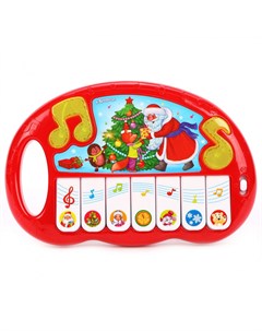 Музыкальная интерактивная игрушка Пианино Новый год ТМ Азбукварик
