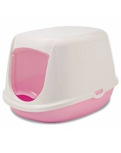 Туалет домик для кошек Duchesse закрытый цвет белый розовый TM Savic