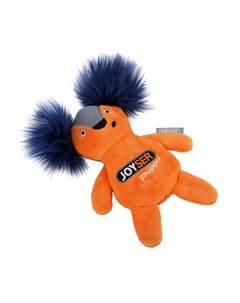 Игрушка для собак Puppy Белка со сменной пищалкой S оранжевая 15см Joyser