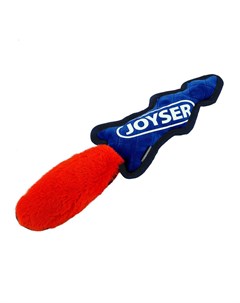 Игрушка для собак Slimmy Plush Шкура лисы из плюша с пищалкой S M синяя с оранжевым 38см Joyser