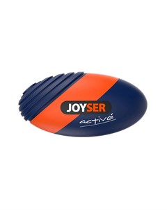 Игрушка для собак Active Резиновый мяч регби с пищалкой M синий 15см Joyser