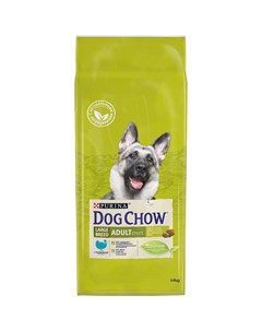 Сухой корм для взрослых собак крупных пород с индейкой 14 кг Dog chow