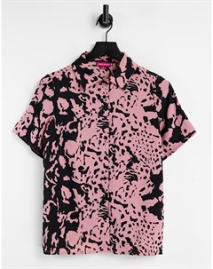 Рубашка с абстрактным принтом от комплекта Urban threads