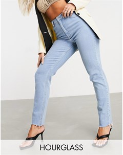 Светлые джинсы в винтажном стиле с завышенной талией Hourglass farleigh Asos design