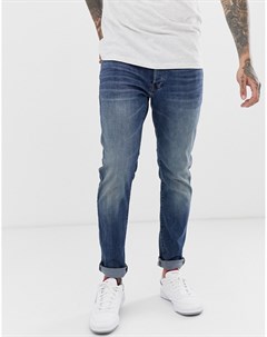 Узкие джинсы со средним эффектом поношенности 3301 G-star