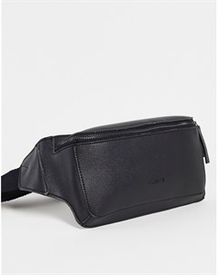 Черная сумка кошелек на молнии с карманом Fenton