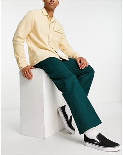 Зеленые брюки классического кроя в рабочем стиле 874 Dickies