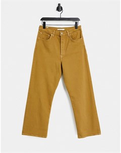 Прямые укороченные джинсы светло коричневого цвета Levi's®