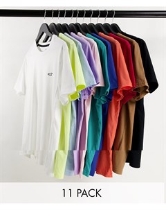Набор из 11 разноцветных футболок Pride Hollister