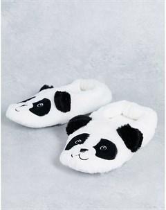 Белые слиперы в форме панды Loungeable