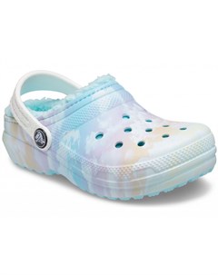 Утепленные сабо детские Kids Classic Lined Out of This World Clog Multi Crocs