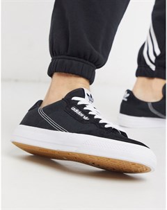 Черные кроссовки Continental Vulc Adidas originals