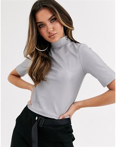 Облегающий топ со светоотражающей отделкой Asos design