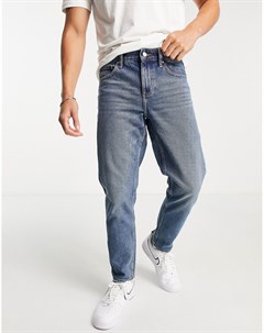 Классические джинсы винтажного синего цвета Asos design