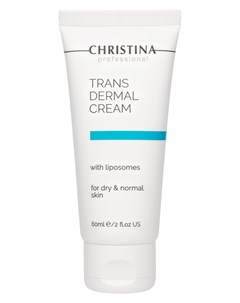 Крем Trans Dermal Cream with liposomesс Трансдермальный Липосомами для Сухой и Нормальной Кожи 60 мл Christina
