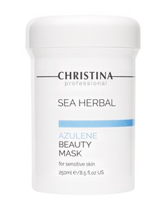 Маска Sea Herbal Beauty Mask Azulene for Sensitive Skin Азуленовая Красоты для Чувствительной Кожи 2 Christina