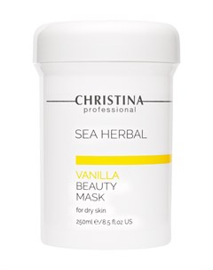 Маска Sea Herbal Beauty Mask Vanilla for Dry Skin Красоты Ванильная для Сухой Кожи 250 мл Christina