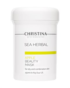Маска Sea Herbal Beauty Mask Apple for Oily and Combination Skin Яблочная Красоты для Жирной и Комби Christina