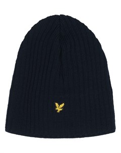 Шапка бини из шерсти и акрила Lyle & scott