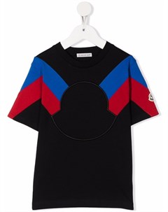 Футболка с вставками Moncler enfant