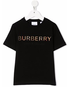 Футболка с логотипом Burberry kids