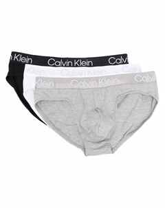 Комплект из трех трусов брифов с логотипом Calvin klein underwear
