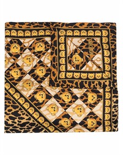 Шелковый платок с принтом Moschino